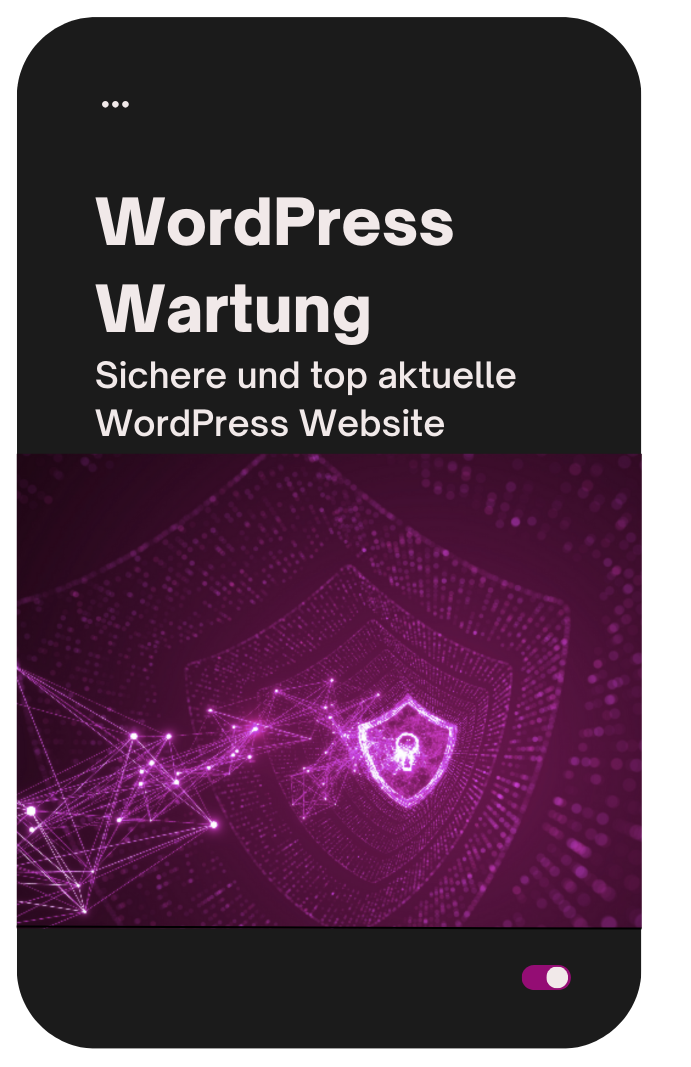 WordPress Website Wartung