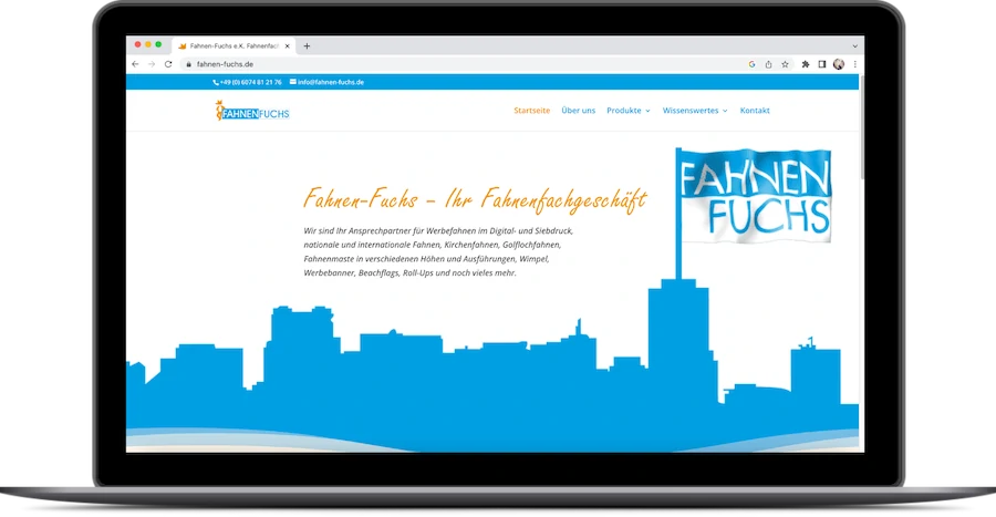 Website Fahnenfuchs