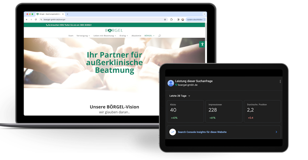 Unternehmenswebseite-Boergel Barrierefreie Unternehmenswebseite Börgel